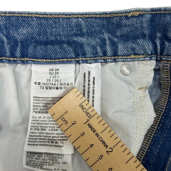 Calvin Klein Maxi Denim Skirt Women’s Size 8 / 29 Blue High Waist Long Jean Skir - Picture 14 of 16